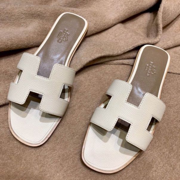 Hermes Classic Slippers Epsom Women Shoes