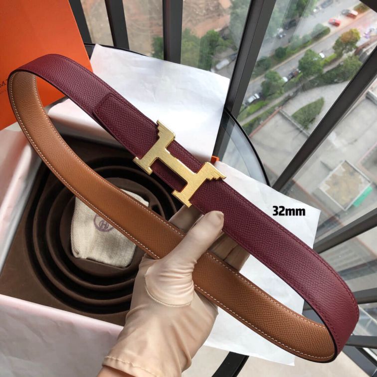 Hermes Reversible 32mm Men Belts