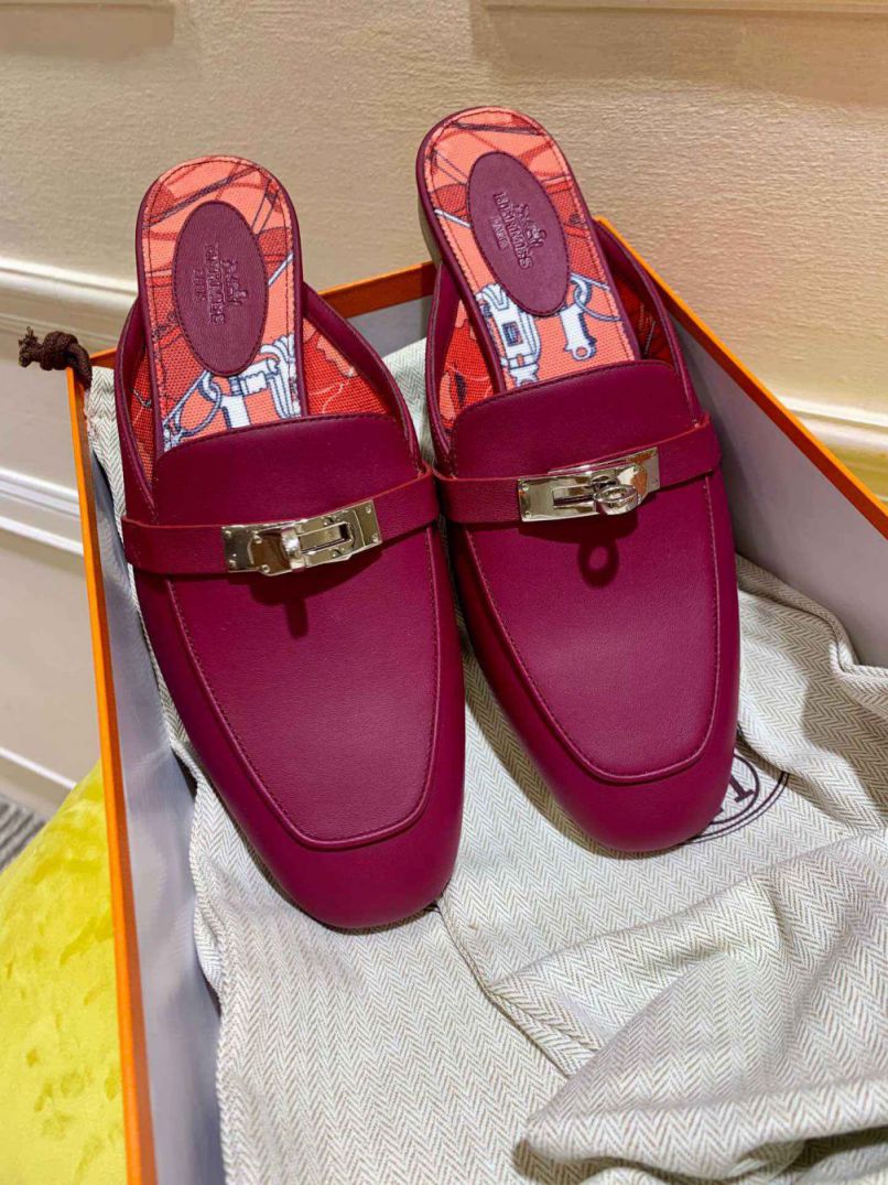 Hermes kelly Mule Women Shoes