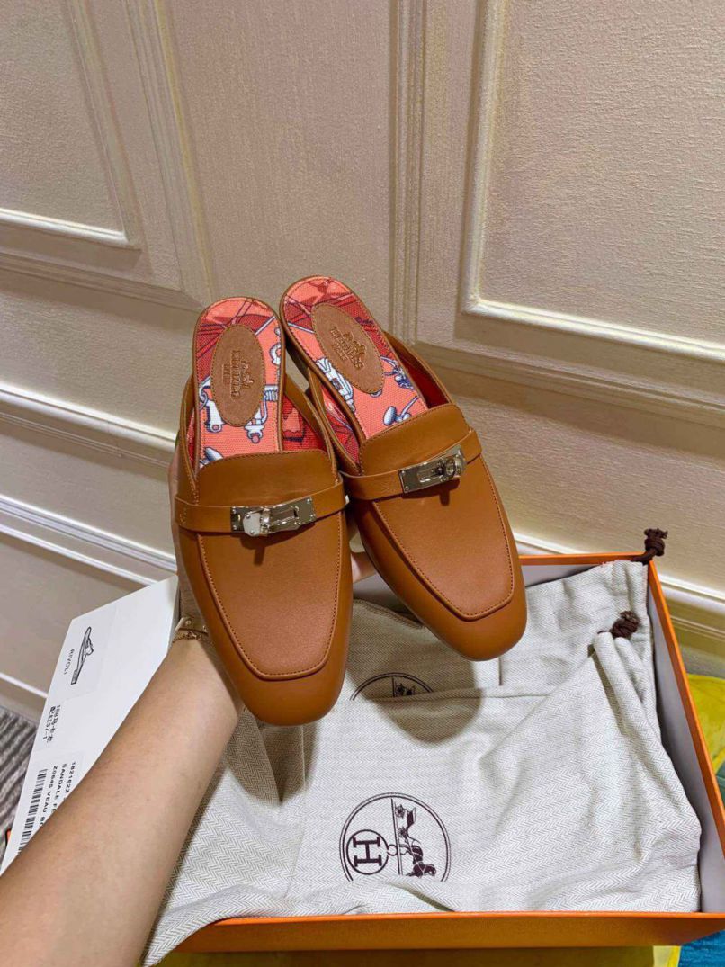 Hermes kelly Mule Women Shoes