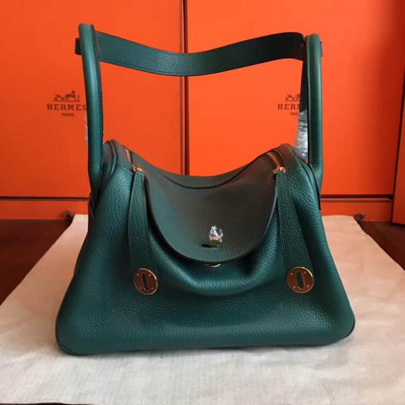 Hermes lindy togo 30CM Women Shoulder Bags