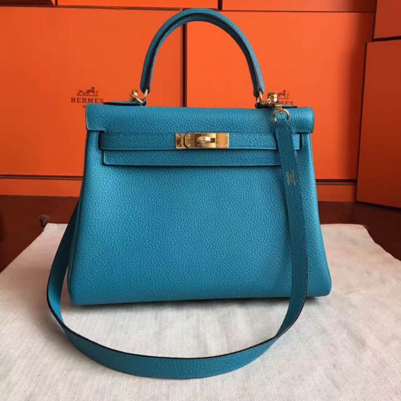 Hermes togo Kelly 28CM Women Tote Bags