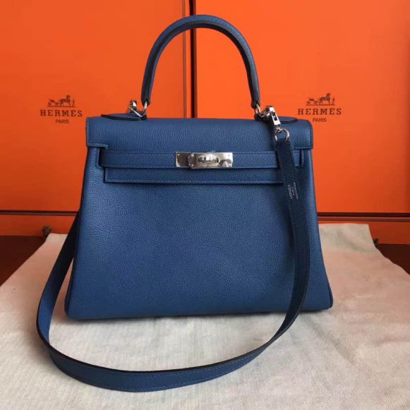 Hermes togo Kelly 28CM Women Tote Bags