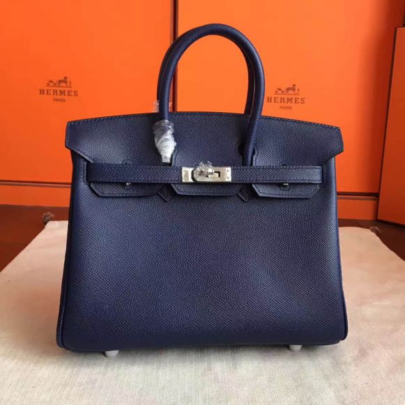 Hermes Epsom Birkin 25CM Women Tote Bags