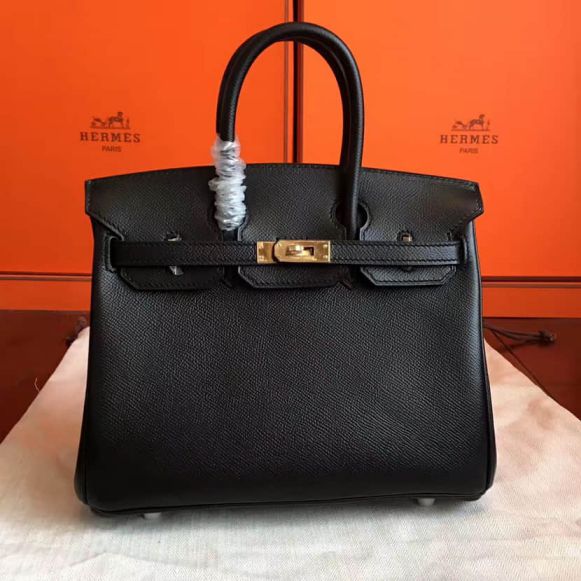 Hermes Epsom Birkin 25CM Women Tote Bags