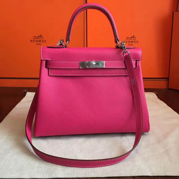 Hermes Epsom Kelly 28CM Women Tote Bags