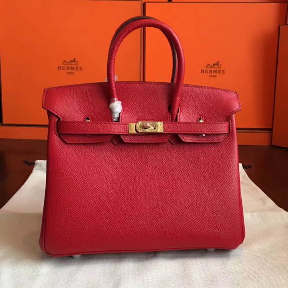 Hermes Epsom Birkin 25CM Women Tote Bags