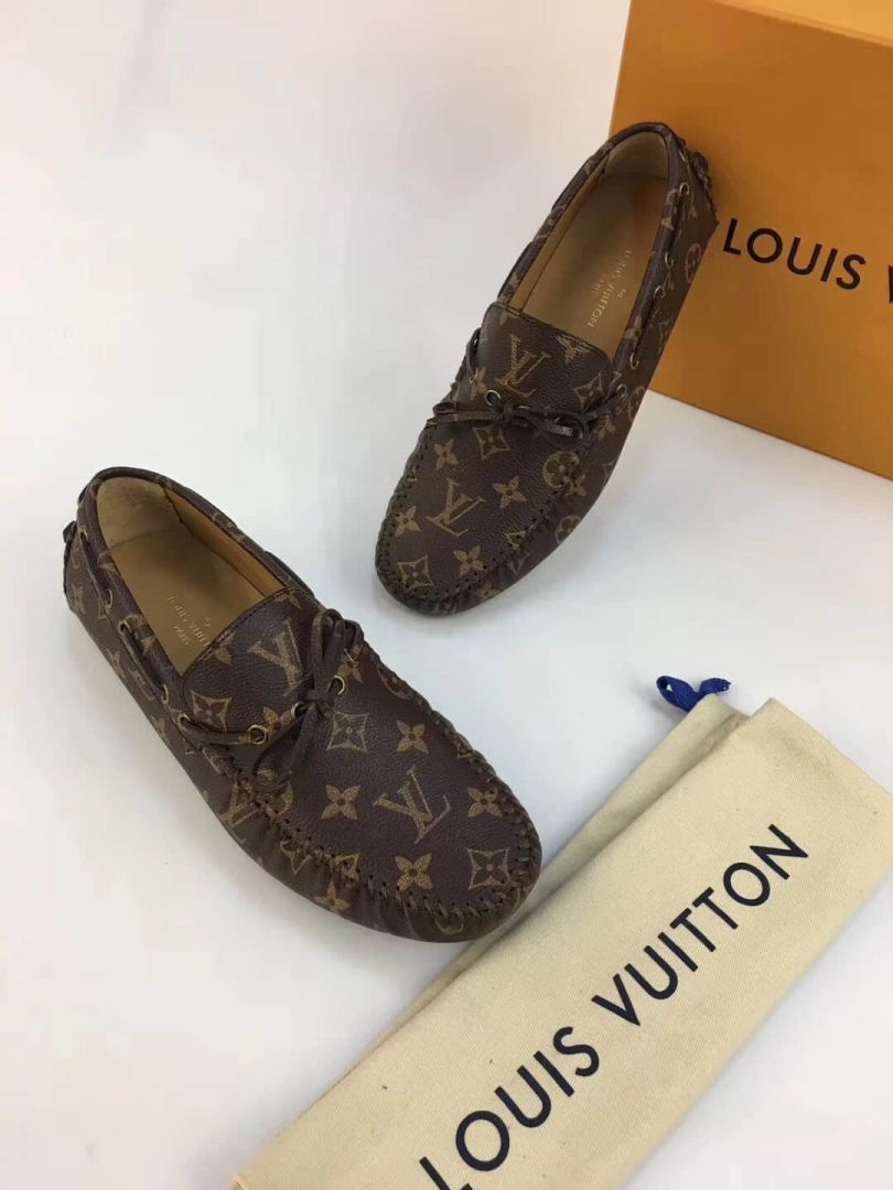 LV Men Leather Shoes