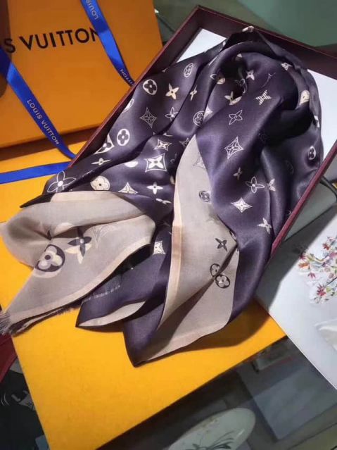 LV Double Silk Women Scarves