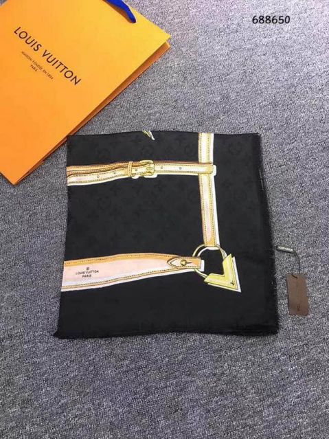 LV Monogram 16 Silk Women Scarves