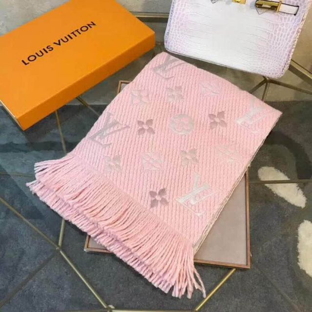 LV Silk Monogram Women Scarves