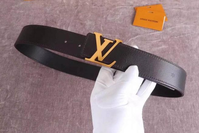 LV Leather 40mm Men Belts