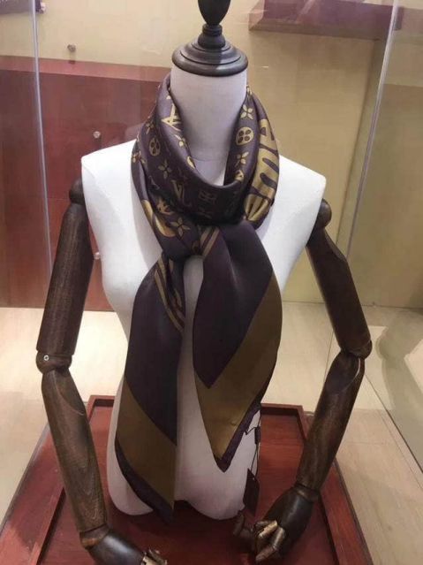 LV X Superme 100% Silk Square Women Scarves