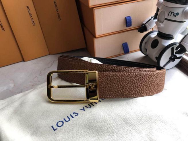 LV Reversible Leather 3.5cm Men Belts