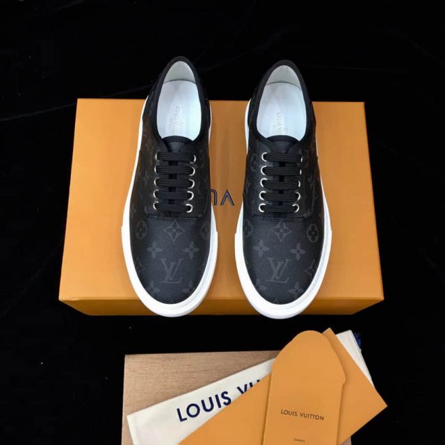 2018 LV Men Leather Sneakers