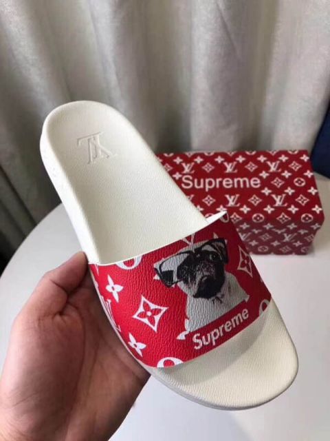 LV x SUPREME Men Sandals