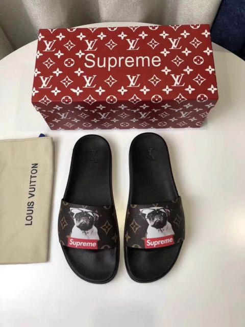 LV x SUPREME Men Sandals