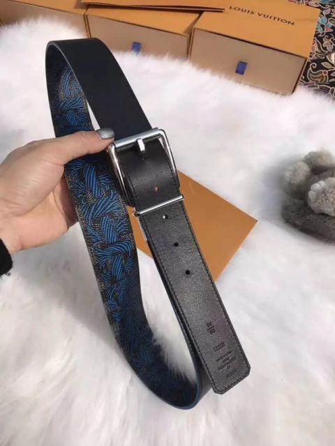 LV Leather 40mm Men Belts