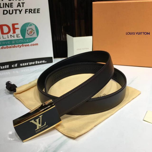 LV Epi Denim Leather Women Belts