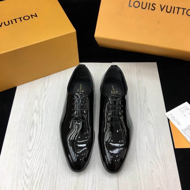 LV Monogram Leather Men Sandals