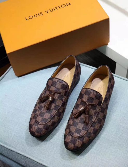 LV Leather Classic Men Loafers