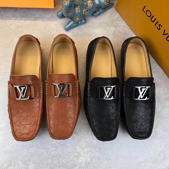 LV Men Leather Shoes