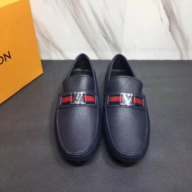 LV Men Leather Shoes