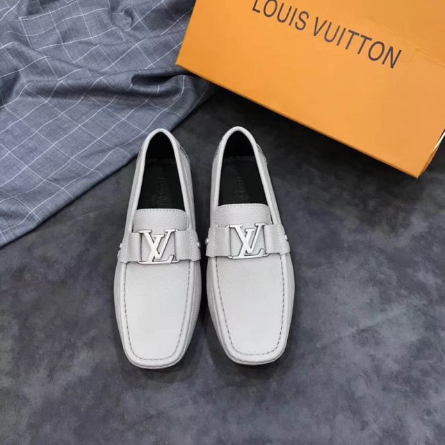 LV Leather Men Loafers