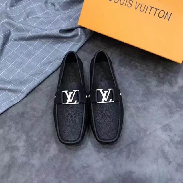 LV Leather Men Loafers