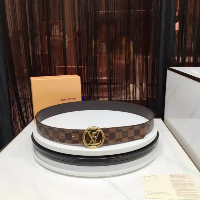 LV Round logo Men Belts