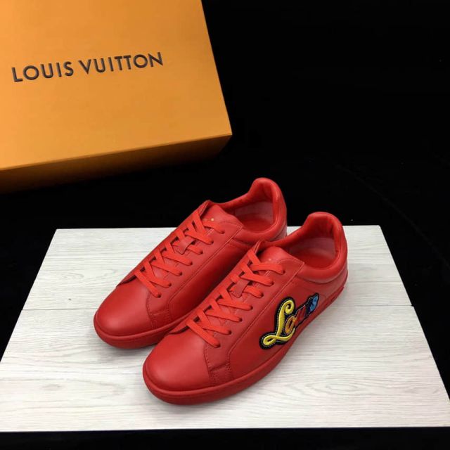 LV Men Leather Sneakers