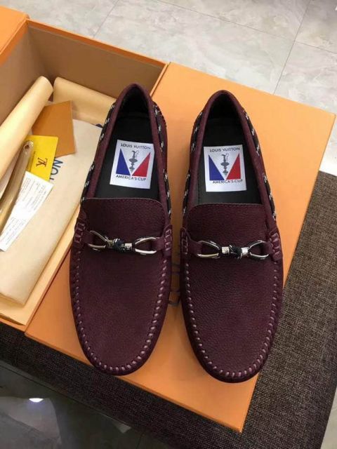 LV Men Causal Leather Sandals