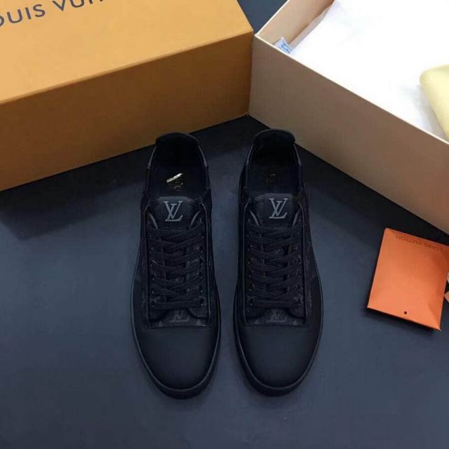 LV Men Causal Leather Sandals