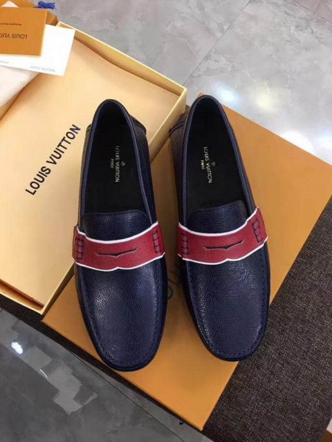 LV LeatherLeather 2018 Men Causal Sandals