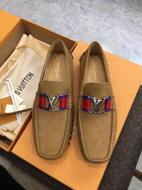 LV Men Causal Leather Sandals