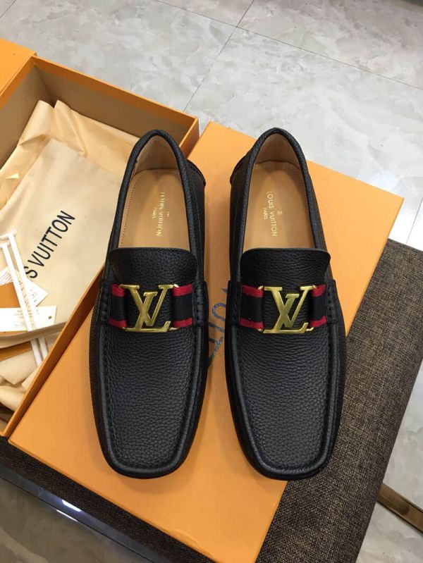 LV Men Causal Leather Sandals