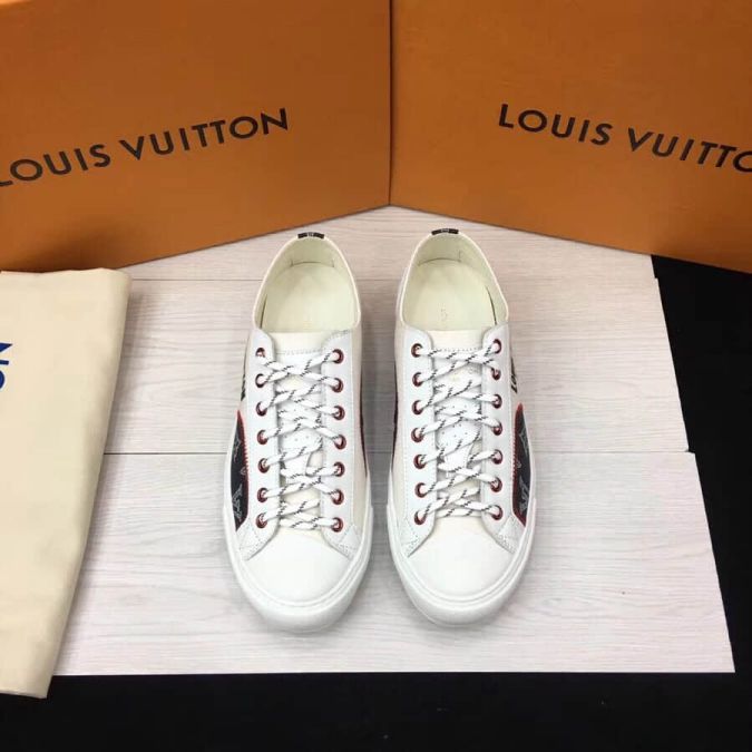 LV pvc Monogram Canvas Men Sneakers