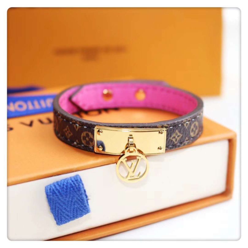 LV Leather Bracelets