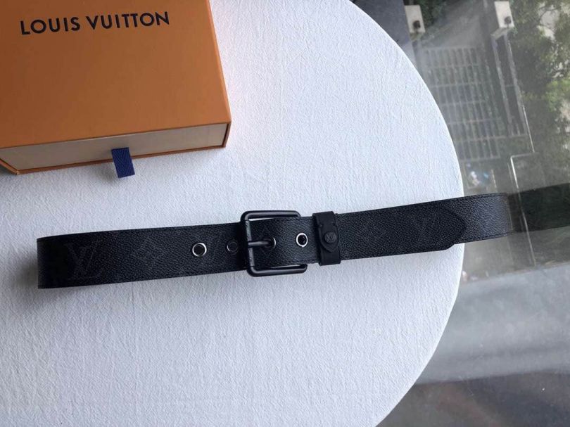 LV Monogram ink Canvas Voyager Men Belts