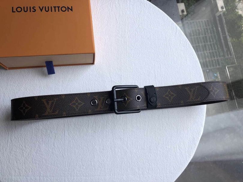 LV Monogram ink Canvas Voyager Men Belts