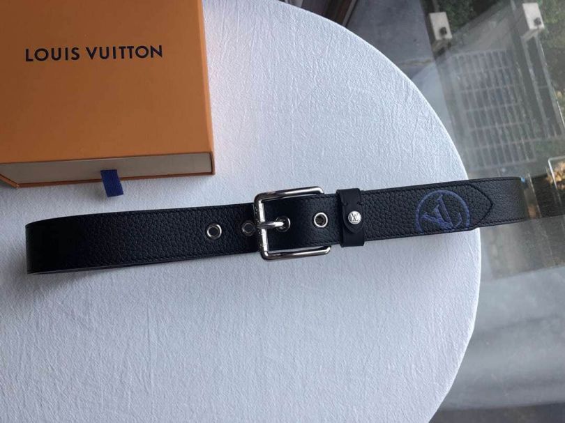 LV Monogram ink Canvas Voyager Men Belts