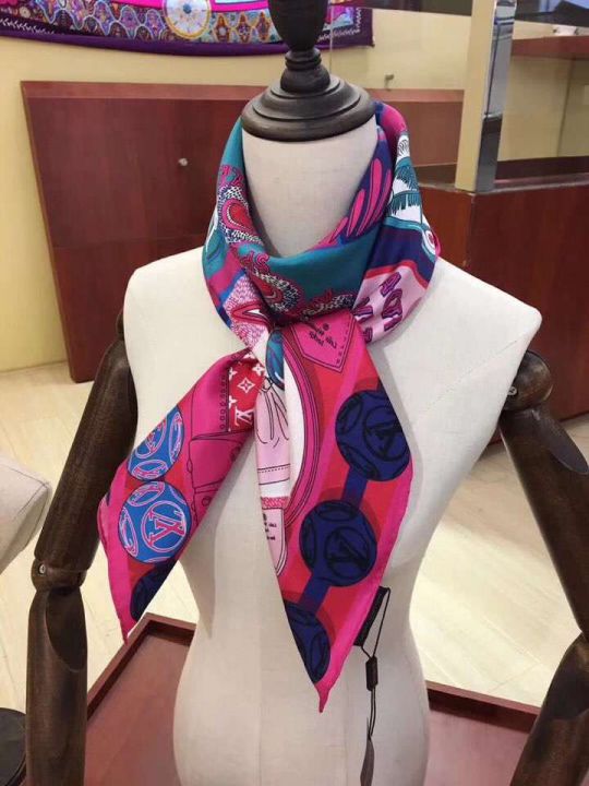 2018 LV 110*110cm Silk Square Women Scarves