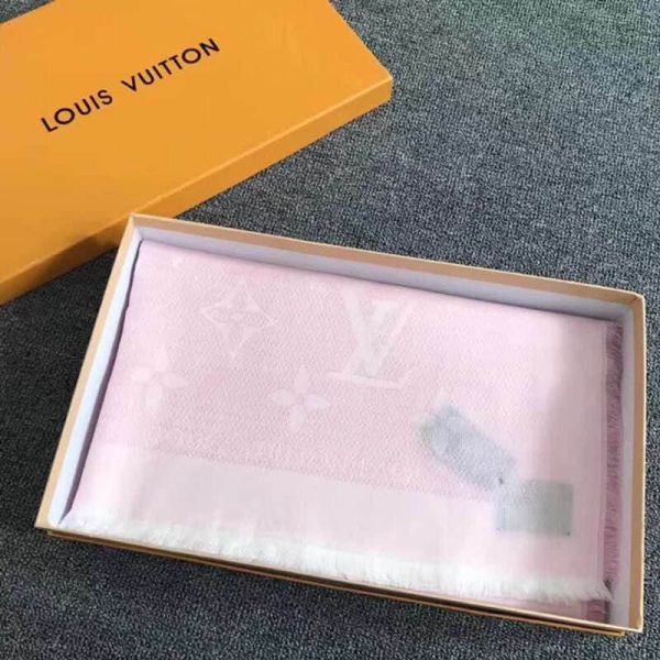 LV Silk Wool Wool Square Women Scarves