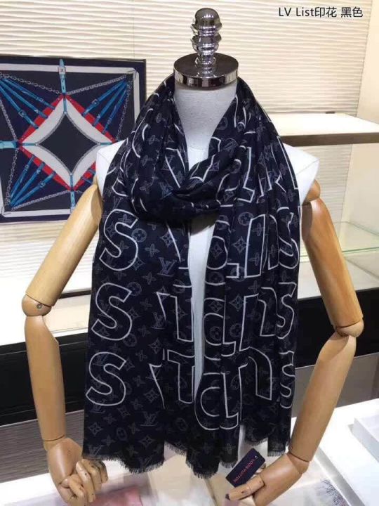 2018 LV List Silk Square Women Scarves