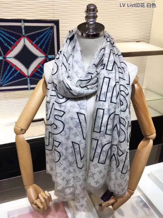 2018 LV List Silk Square Women Scarves