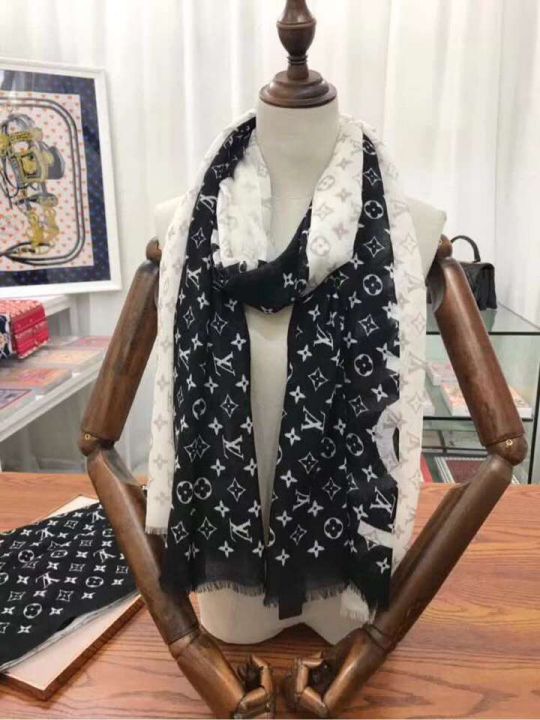 2018 LV Cashmere Silk Square Women Scarves