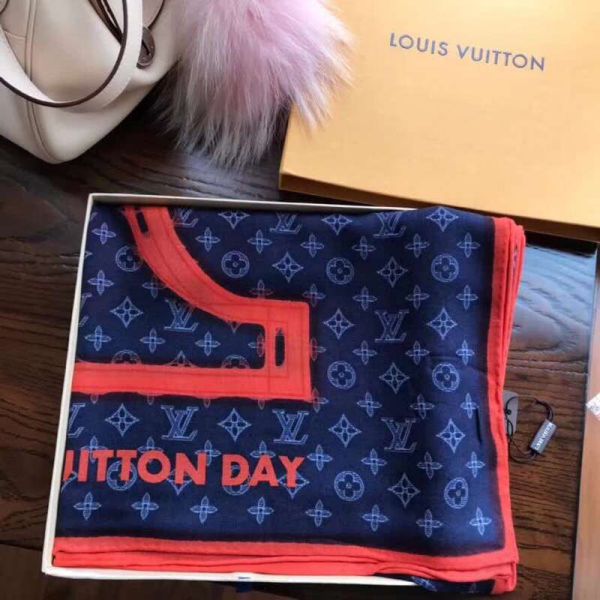 LV Monogram Cashmere Square Women Scarves