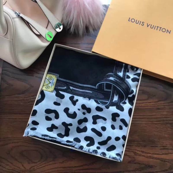 2018 LV Monogram Silk Wool Women Scarves