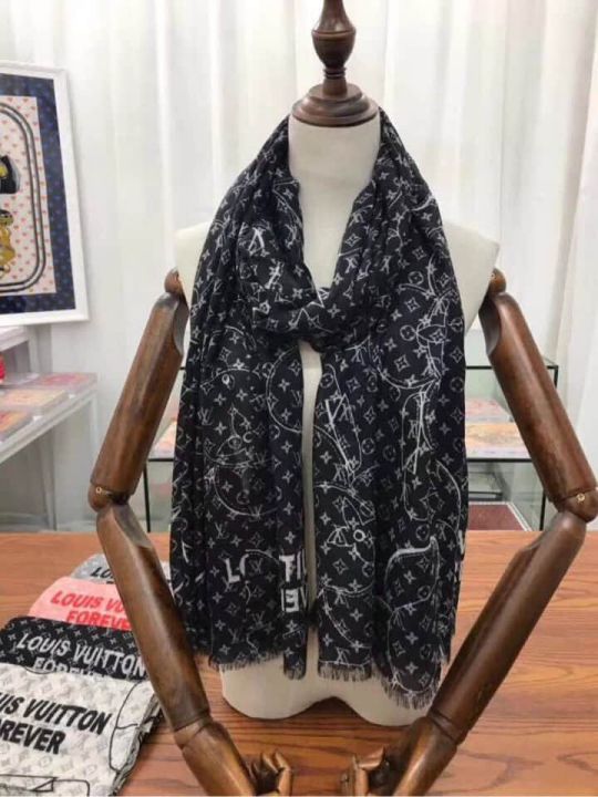 LV Limited Edition Vivienne Cashmere Square Women Scarves