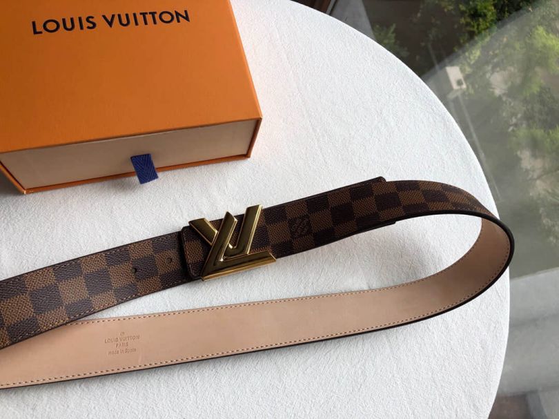 2018 LV Metal Buckle 3.8cm Men Belts